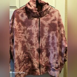 Old Navy Tye-dye Pattern Zip Hoodie